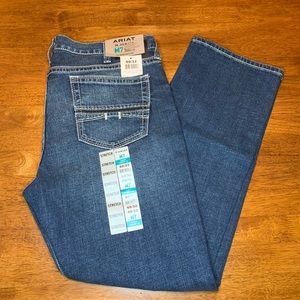 Mens Ariat M7 Silverton Coltrane Slim Straight Jeans Size 40/32 Style 10027748